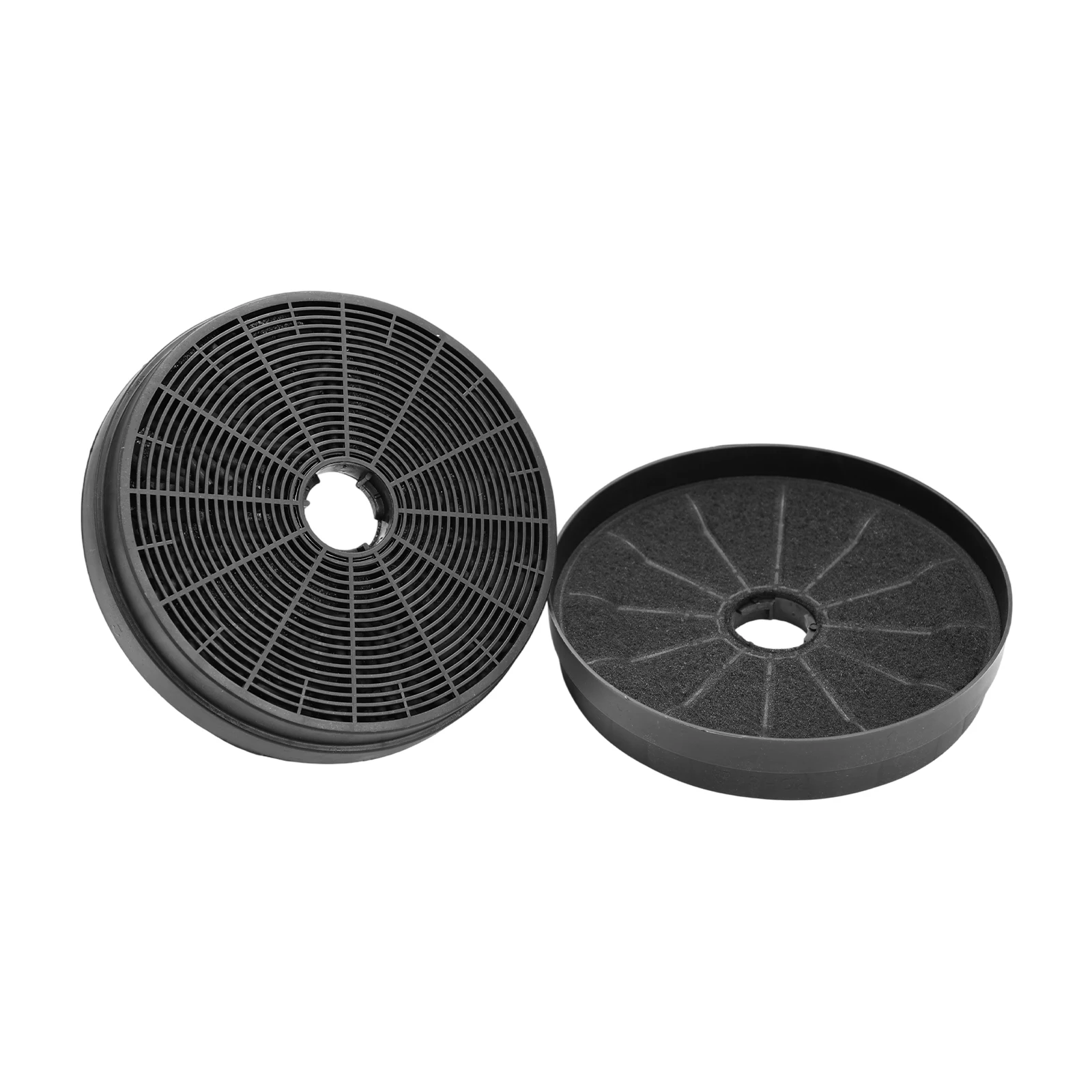 2Pcs Kitchen Cooker Hood Activated Carbon Filter 175mm*35mm Black Universal Range Hood Charcoal Filter Efficient Smell Absorbing