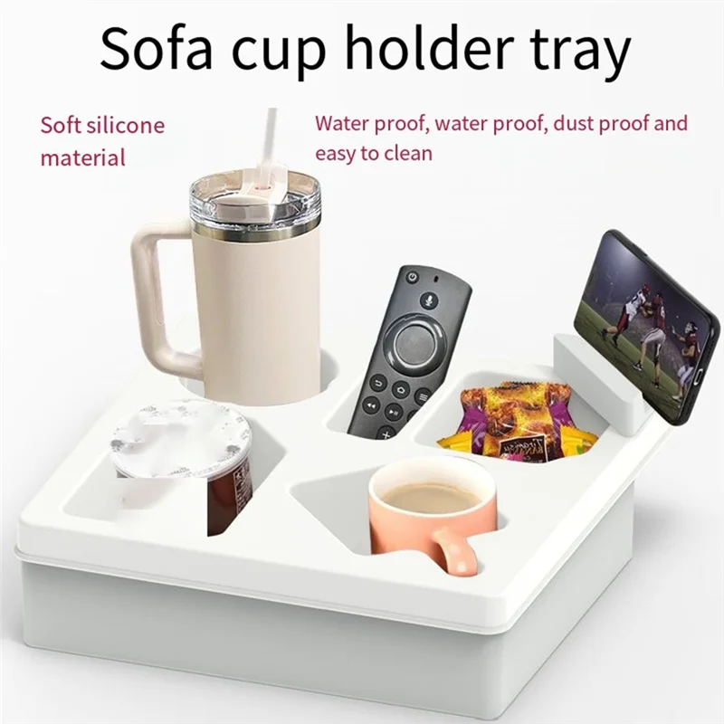 

MOPHE-Диван, держатель для чашки, лоток, автомобильный держатель для чашки на заднем сиденье, портативный ящик для хранения закусок для пляжа и кемпинга