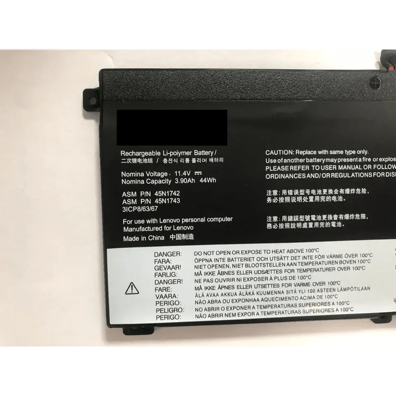 Authentic SB10K12721 Battery Applicable to Lenovo ThinkPad T550 T560 W550S 45N1740 45N1742