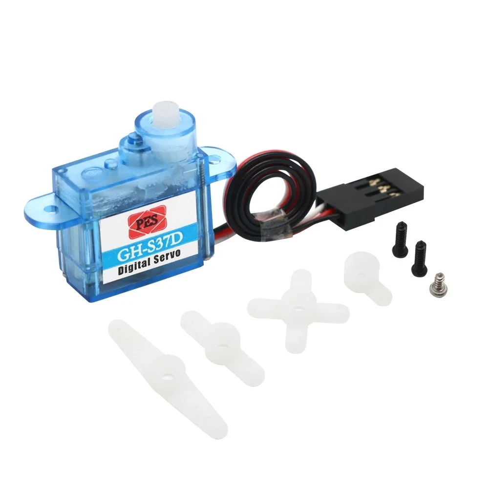 5/10 pçs pes GH-S37D servo motor digital 3.7g mini micro servo para avião rc helicóptero caminhão barco carro robô