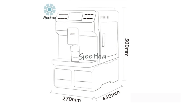 Cafetera exprés portátil comercial automática