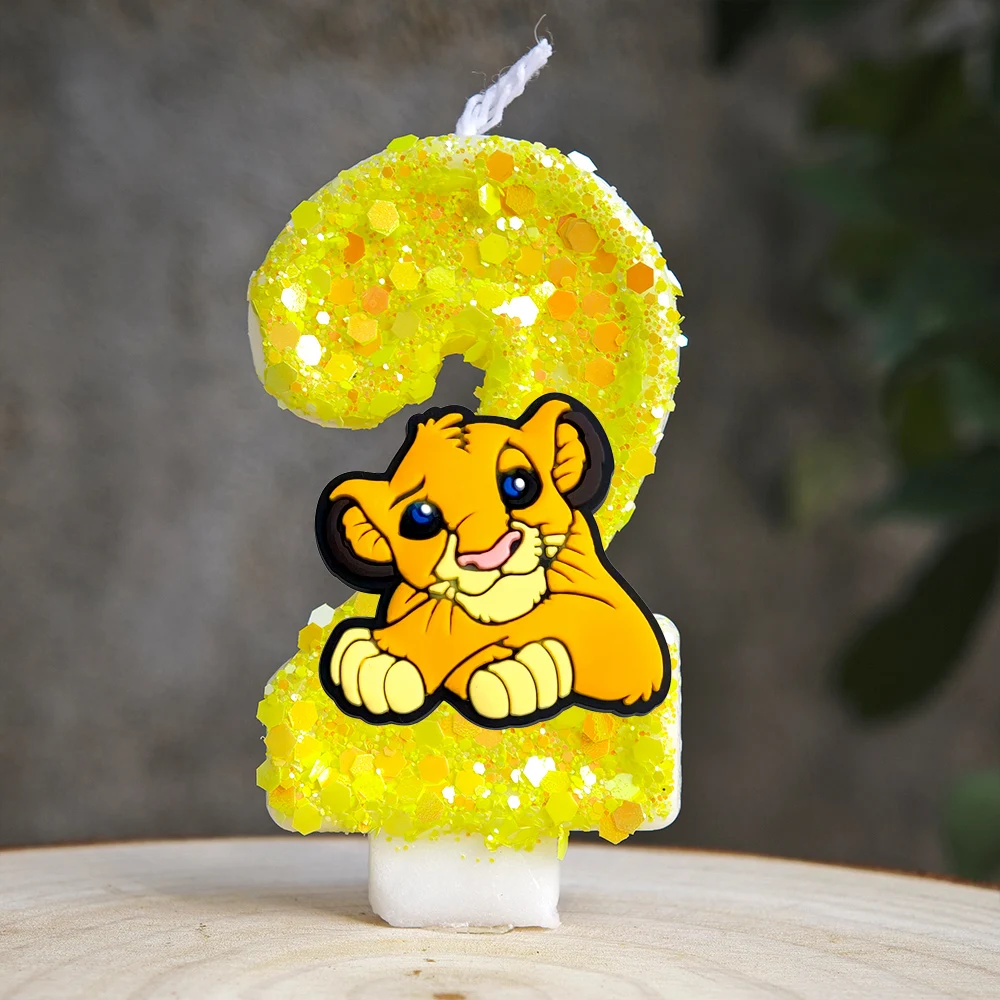 Vela del Rey León Simba número - Baby Food Plan reseña y precio