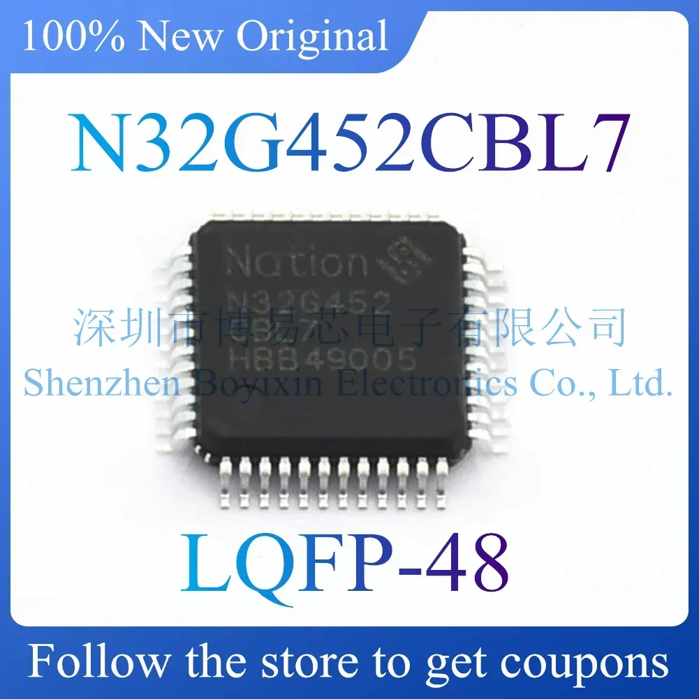 

NEW N32G452CBL7.Original Product.LQFP-48