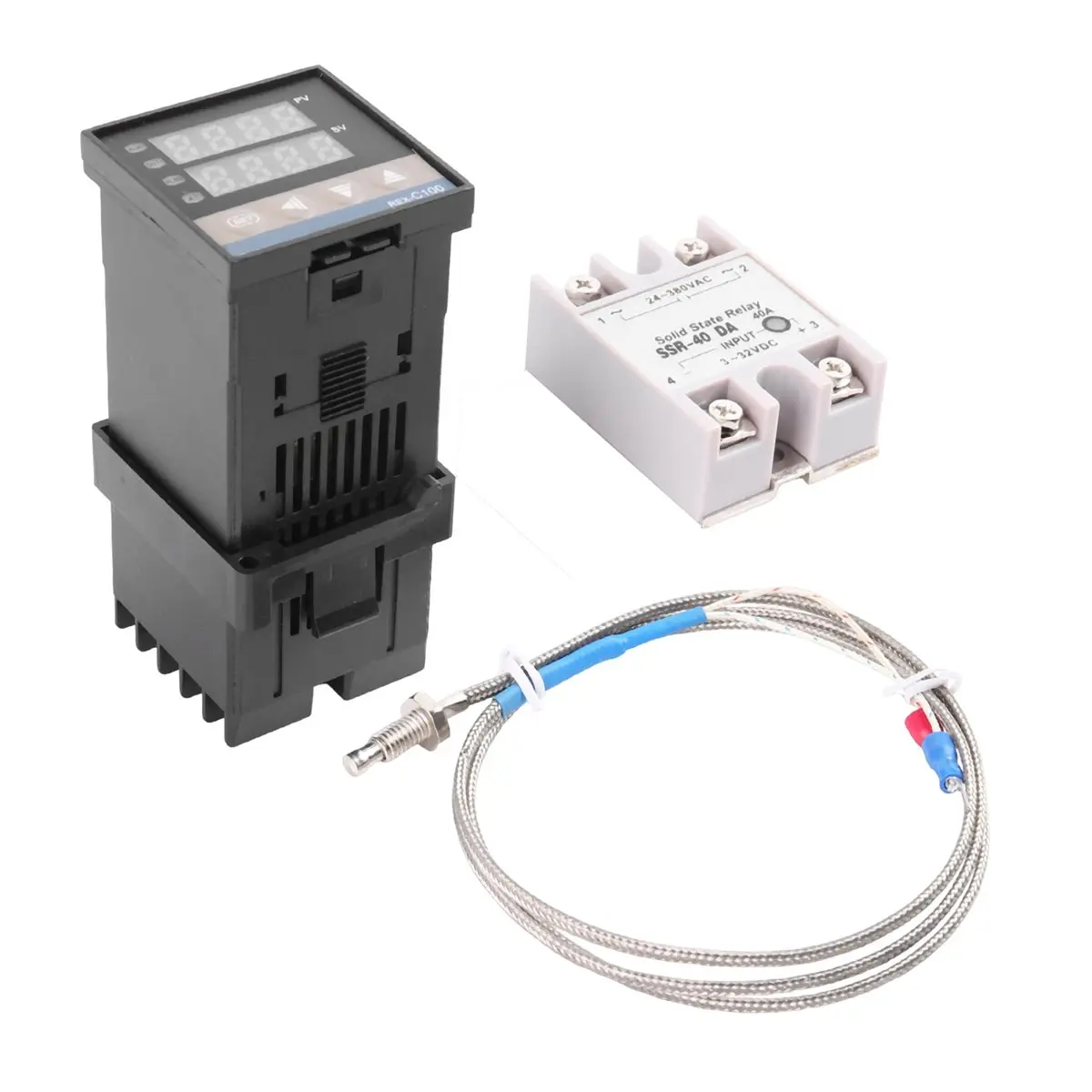 a91p-c100-デジタル-pid-サーモスタット温度コントローラー-デジタル-c100-40da-ssr-リレー-k-サーモカップルプローブ