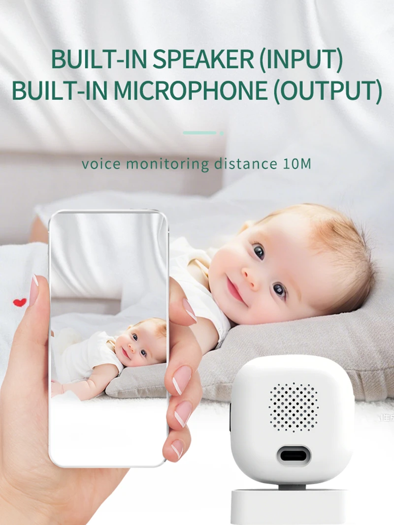 4K Rotatable Smart Camera WiFi Controllable Surveillance 2-way Audio Auto Tracking Color Night Vision Monitor Indoor Cam