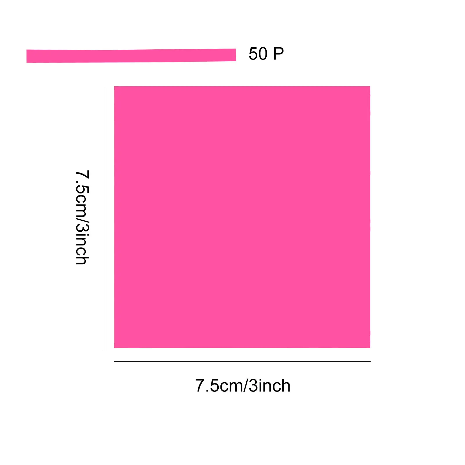 Przezroczyste kartki samoprzylepne, przezroczyste kartki samoprzylepne do biura, szkoły, wiadomości z przypomnieniem, przezroczysta wiadomość z przypomnieniem 6