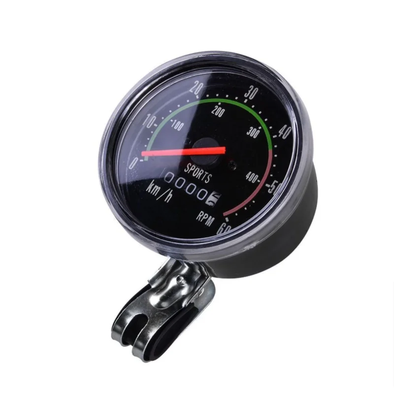 

Bicycle Speedometer Bike Speed Meter Circular Universal Mechanical Accurate Measurement
