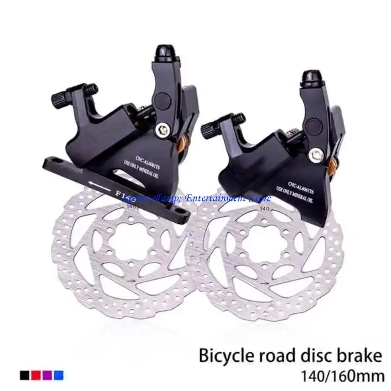 

G7NF 1 пара велосипедных дисковых тормозов, гидравлические суппорты с плоским креплением, гидравлический гравийный дорожный для