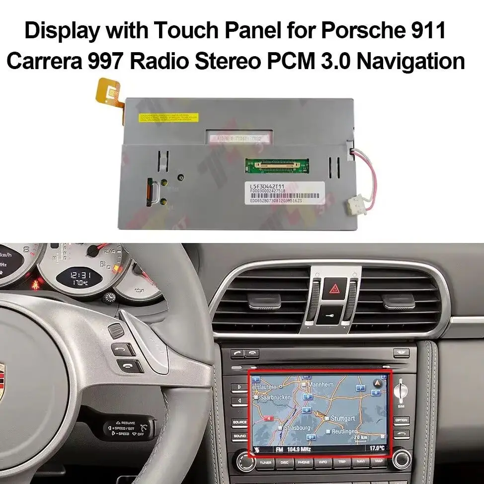 Armaturenbrett-LCD-Display für Porsche Cayenne 911 997 Boxster Cayman 987 Radio Stereo PCM 3.0 Navi – Detail 4