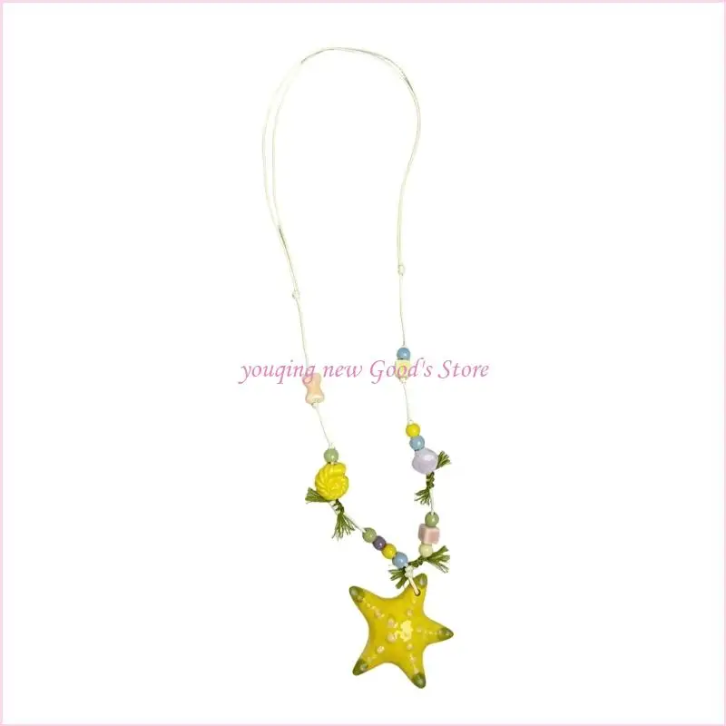 57QA Playful Geometric Lariat Necklace Suitable For Daily Wear And Travel