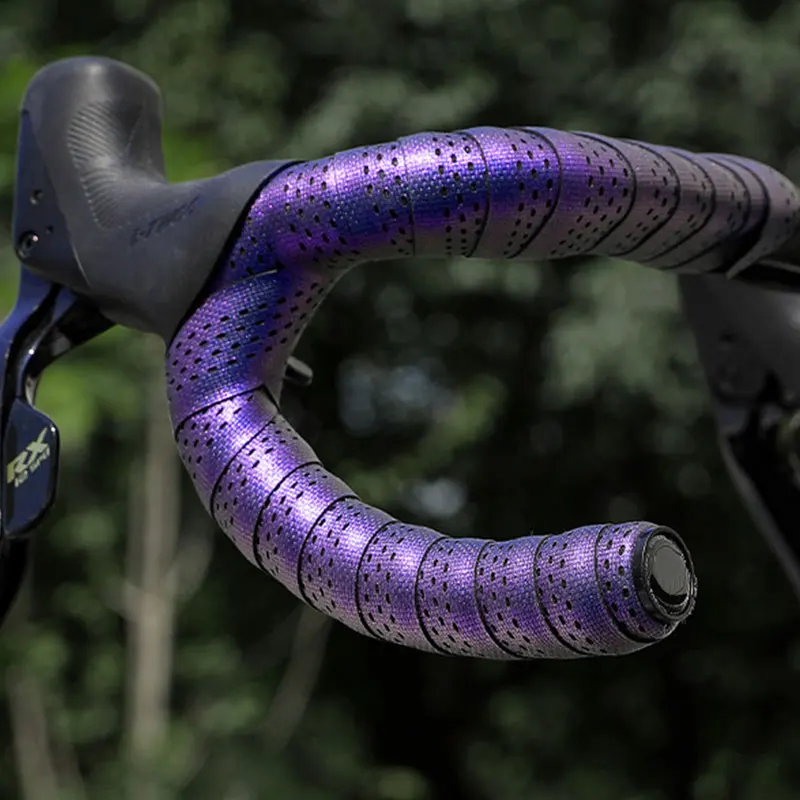 Bunte Silikon verdickte Anti-Rutsch-Fahrradlenkerbänder Rennrad Lenkergurte Komfort Anti-Vibration weiches Fahrradband – Detail 9