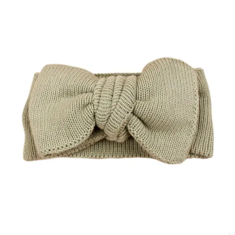 

581F Soft Elastic Knotted Headwear Wide Band Hair Bands Headband Head Wraps Hairbands