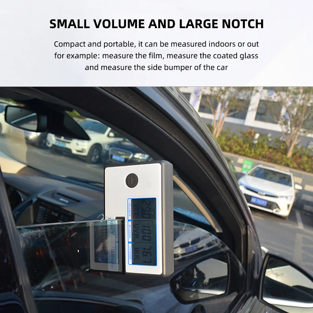1Pc Portable Solar Film Tester 3 In 1 VLT UV IR Meter For Car Window Tint Transmittance Analysis Device