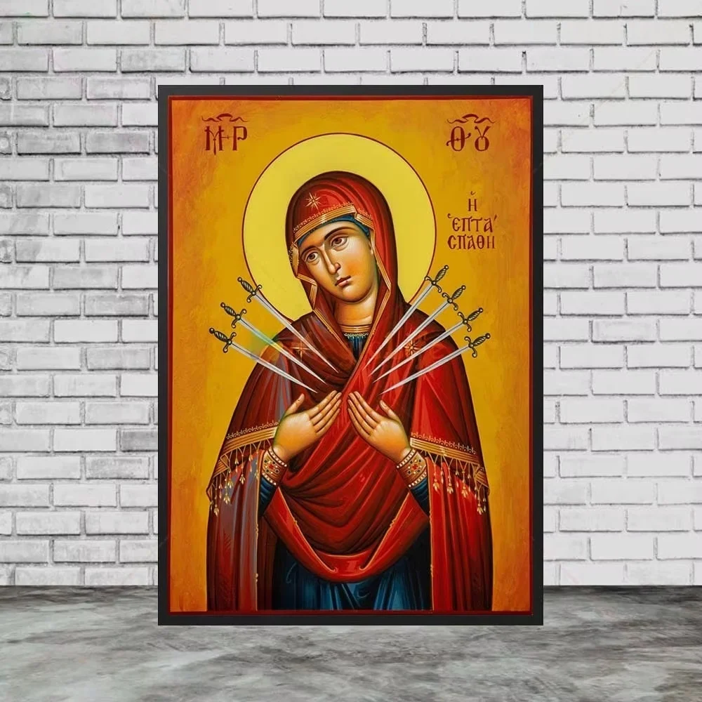 1pc frameless Vintage Jesus Christ Religion Wall Pictures For Living Church Room Nordic Poster Wall Art Canvas Painting Home Dec