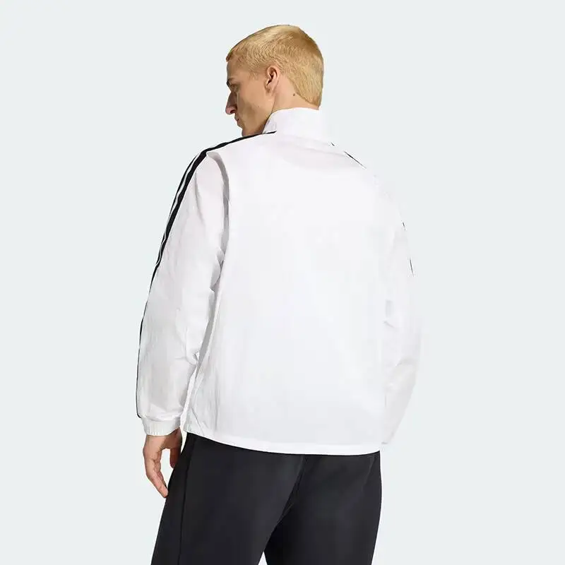 Hot 2026 Sport Adidas Germany Men Woven Jacket Full Zip Stand Collar Lightweight Casual Outerwear JZ9339