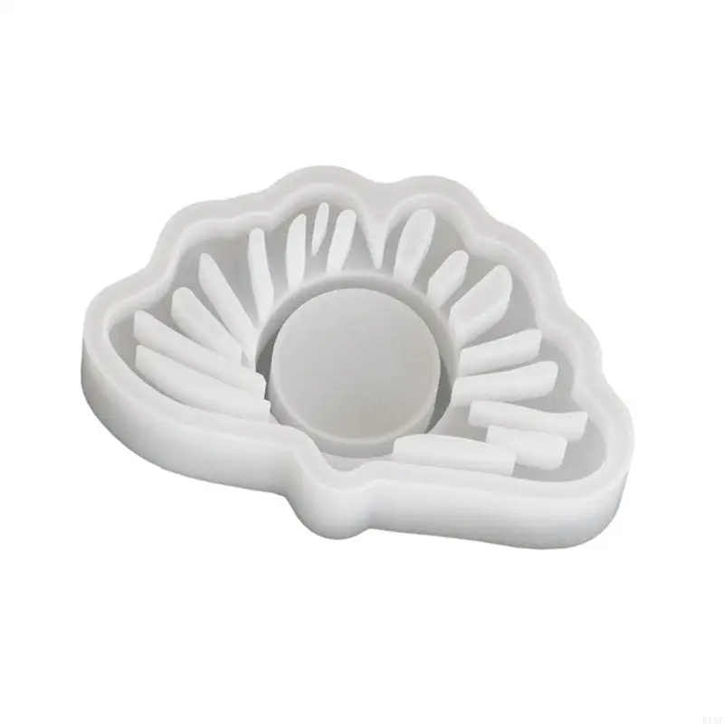 E15E Crafting Moulds Leaf Candlestick Molds Silicone Bracket Molds