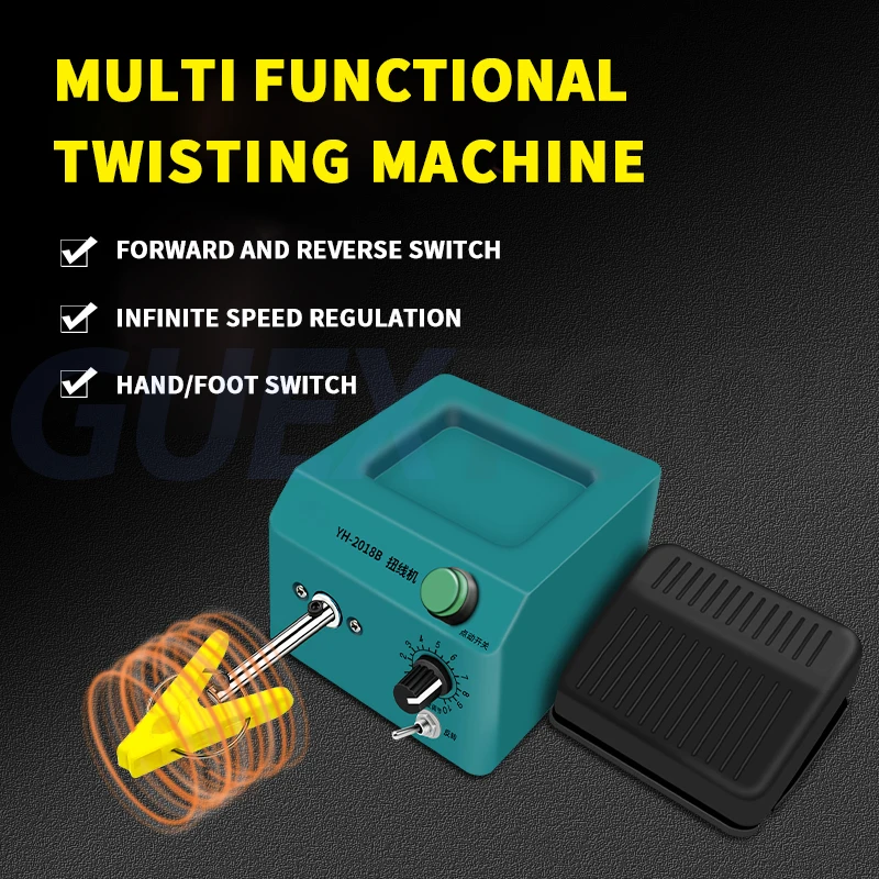 Picture 5: Electric Twisting Machine Small Multifunctional Hook Wire Twisting Machine Dual Mode Operation Adjustable Speed Twisting Machine