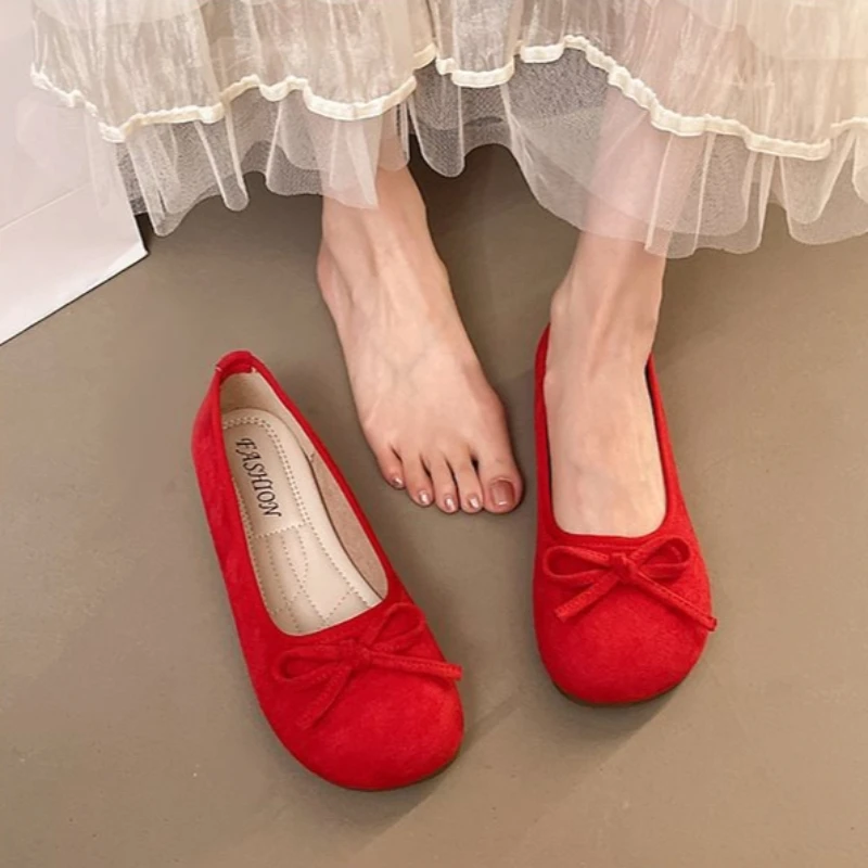 

Женские французские ретро-балетки Мэри Джейн с мягкой подошвой, повседневные туфли без застежек для весны и лета