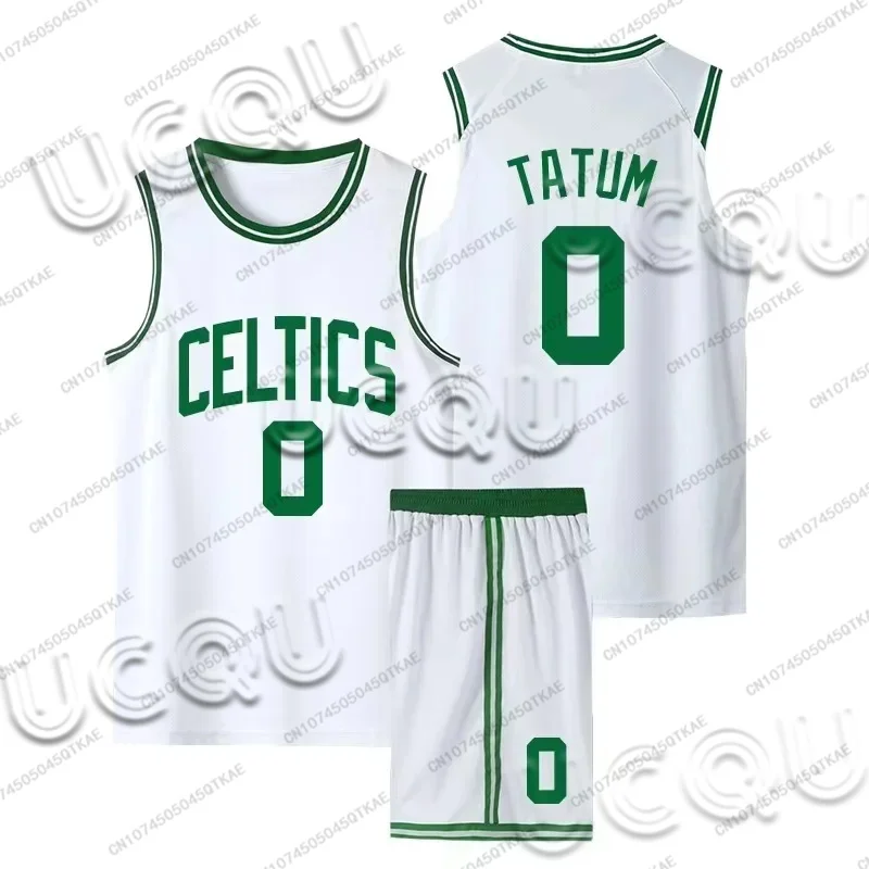 2024 New Basketball Jerseys For Men Women's Tatum No.0 Printed Basketball Jersey Set Collectible Retro Jersey New Arrival Suits