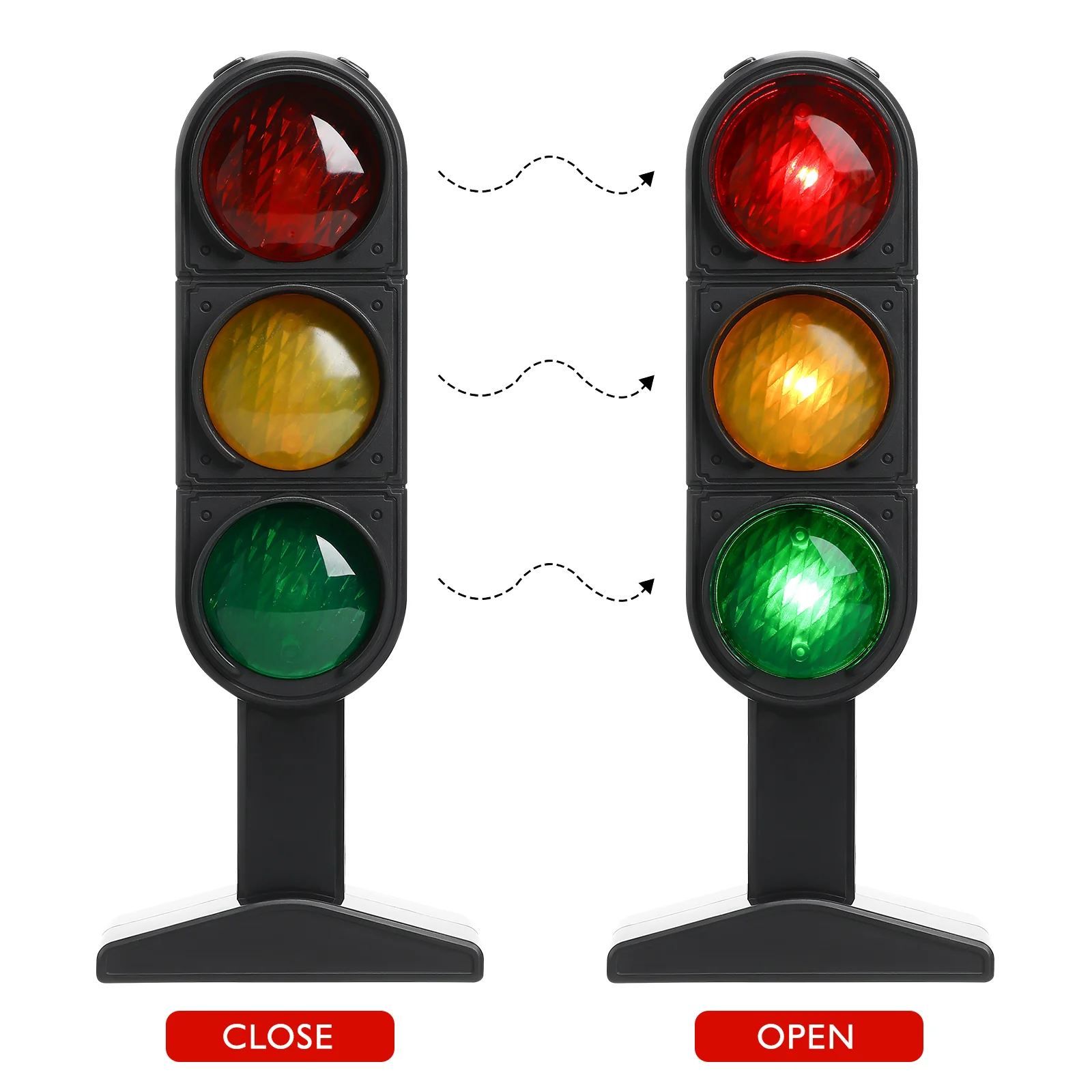 Traffic Light Toy for Kids Models Sound Sign Lights Signal Ornament Road Toys Signs