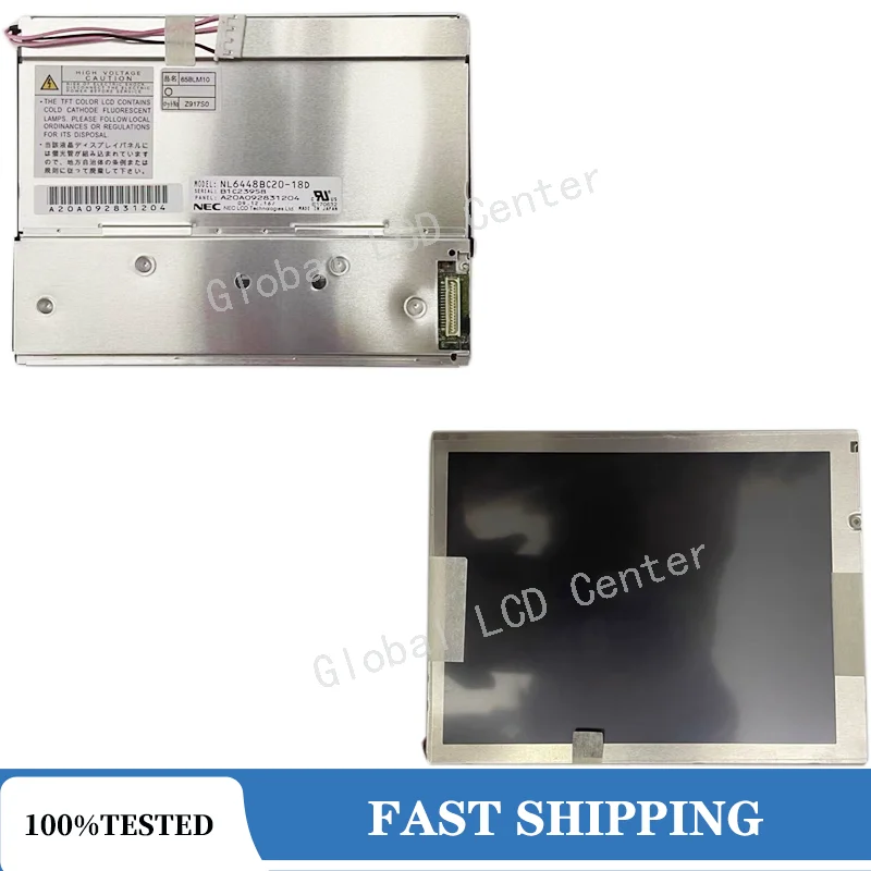 

Original 6.5 inch NL6448BC20-18D NL6448BC20-18 NL6448BC20-20 65BLM10 LCD Display Screen Panel For NEC