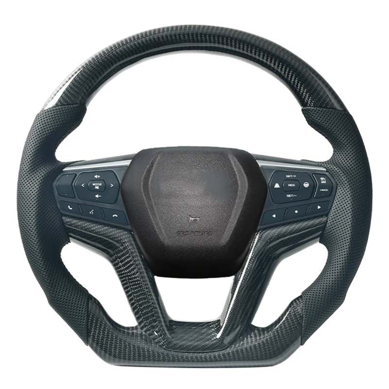 

Real Carbon Fiber Sports Steering wheel for Isuzu D-MAX 2013-2018 mu-X 2013-2018 D-Max MU-X III2020- 2023 Customized