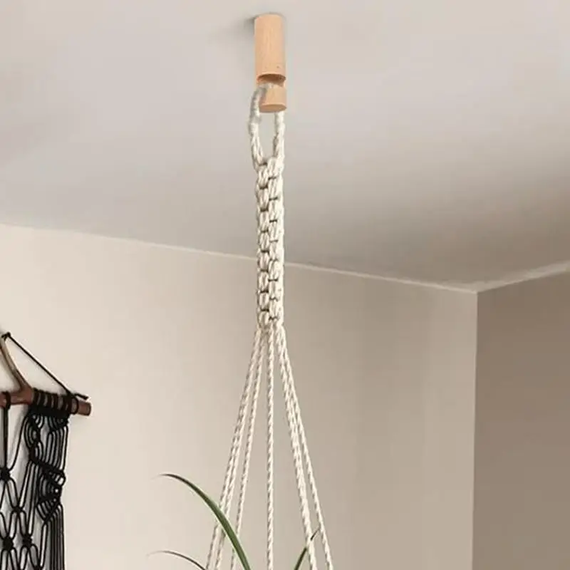 Wall Mounted Plant Hooks Ceiling Plant Hook Hangers Natural And Beautiful Decorative Hook For Plants Lanterns LED Light Strips