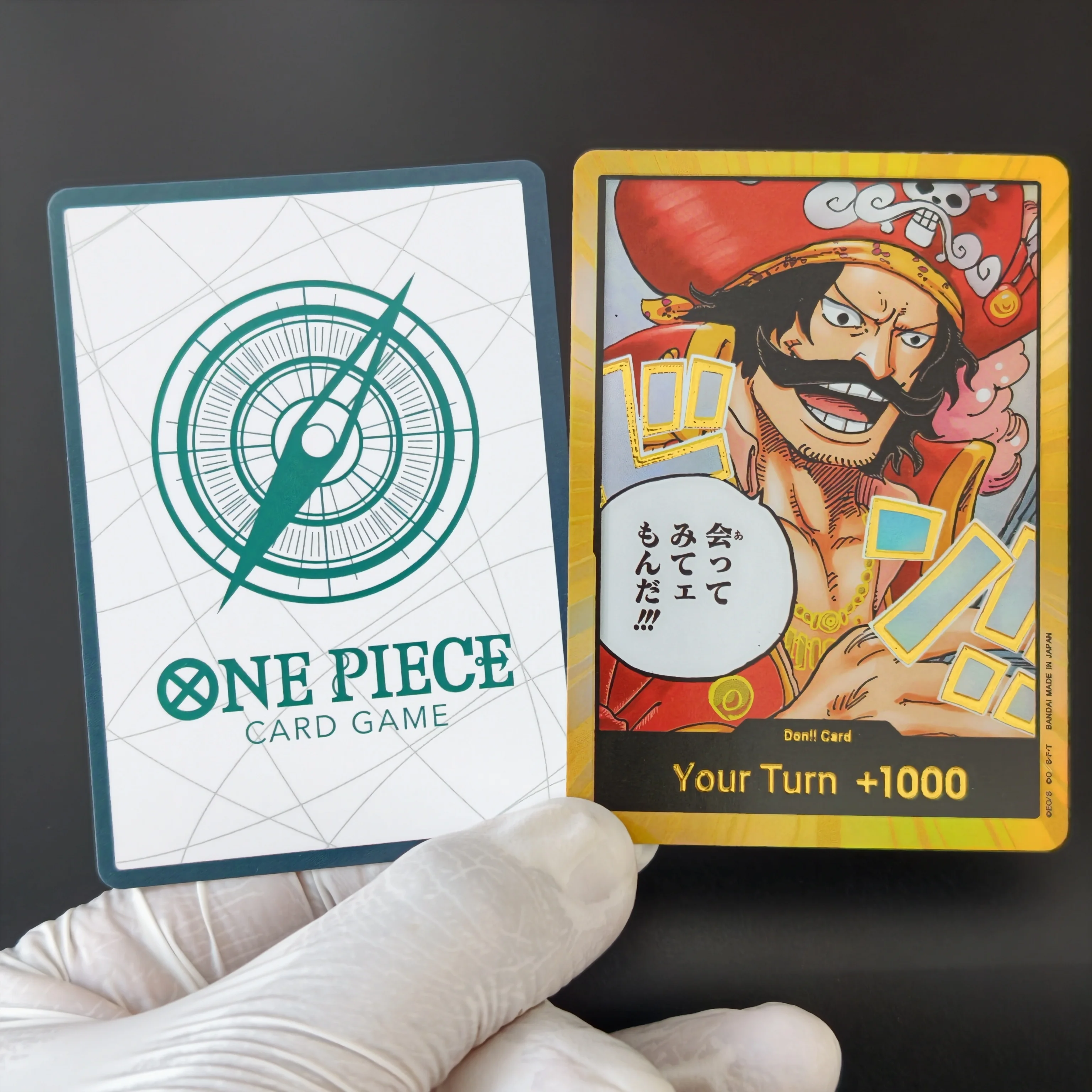 31PCS/Set Proxy ONE PIECE Cards OPCG DON Your Turn +1000 Holographic Gold Foil Flash TCG Collectible Cards Anime Game Play