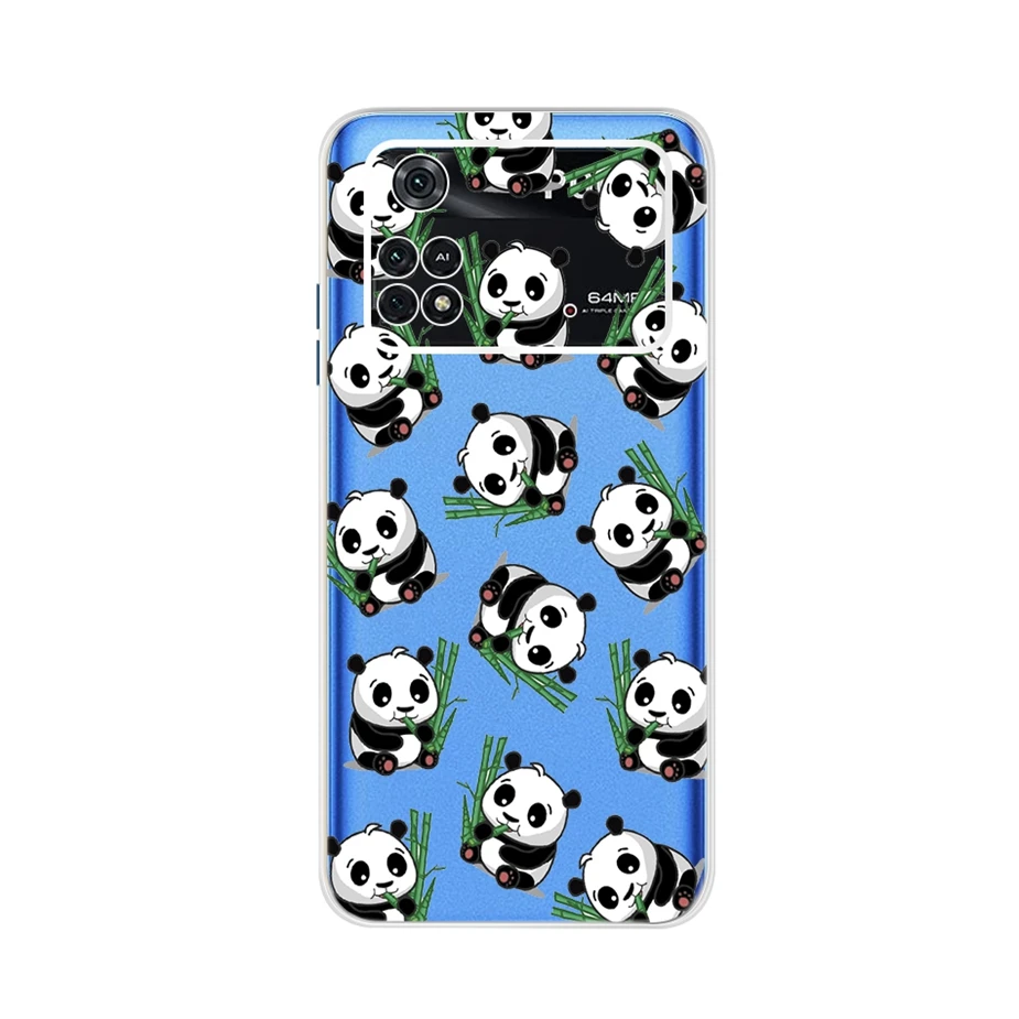 For Xiaomi Poco M4 Pro 4G Case Colorful Painted Cover Soft Silicone Case For Xiaomi Poco M4 Pro 5G PocoM4 Pro Fundas Capa Bumper