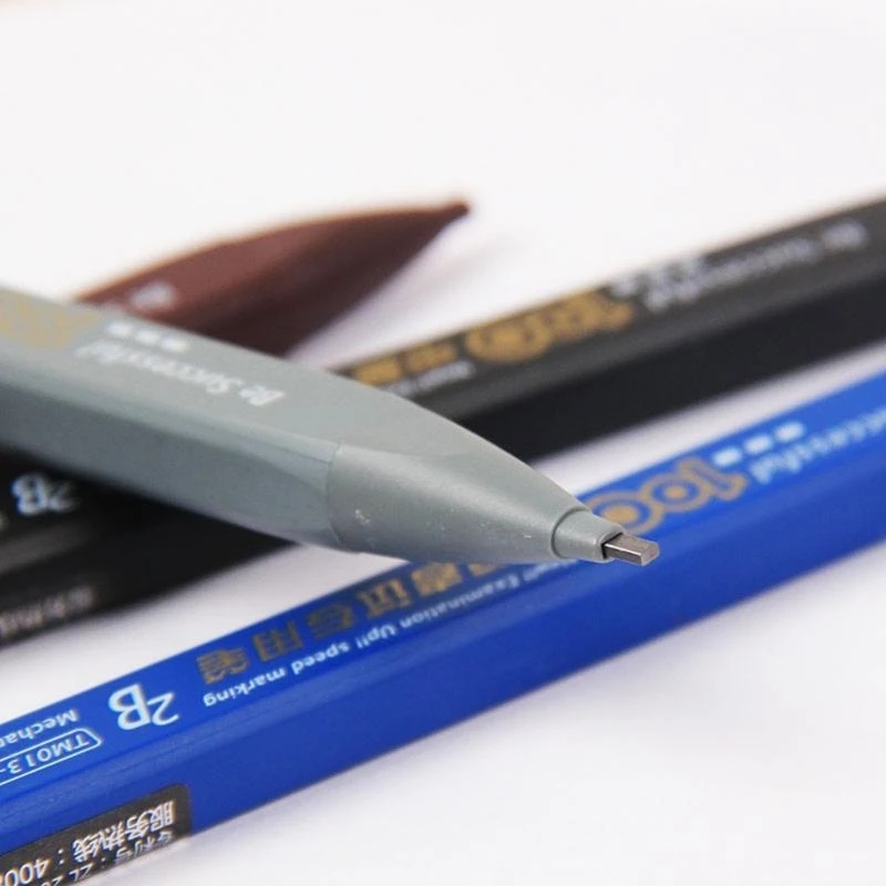 W89C 2B Black Holder Exam Mechanical Pencil Automatic Testing Grade Stationery