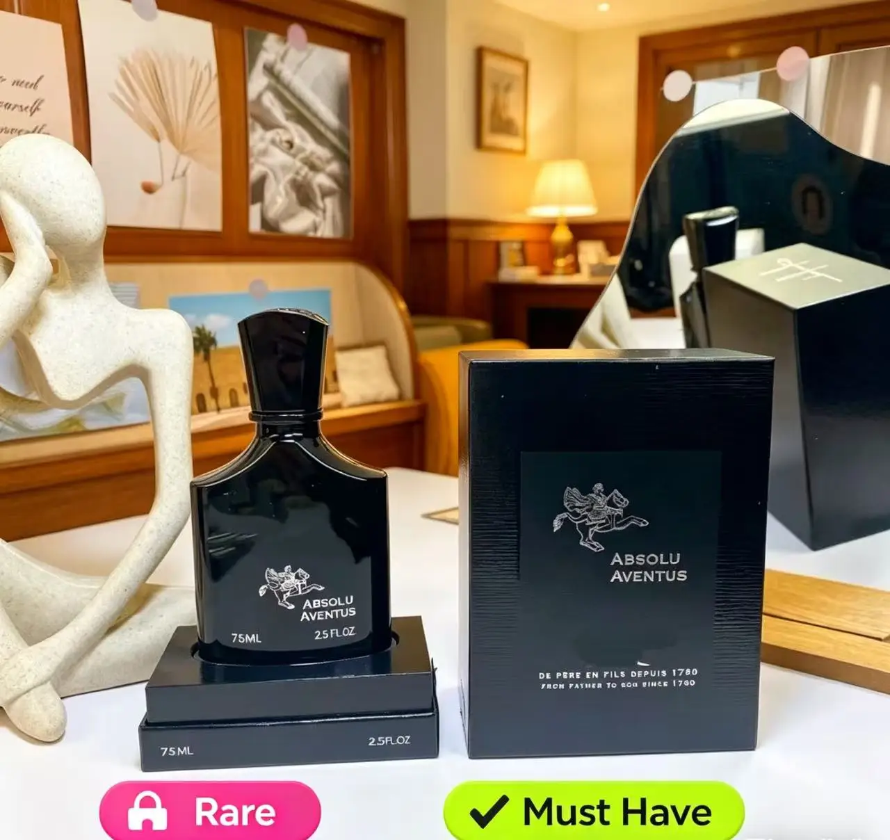 

Hot Creed Brand New Aventus Eau De Parfum Silver Mountain Water Santal Perfume Green Irish Tweed EDP Spray For Unisex