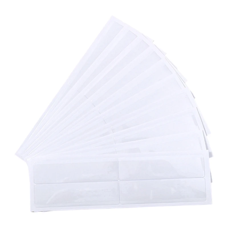 Y4UE Adhesive Label Bags Tear Resistant Durability PVC Bag Easy To Use Sticker Pockets For Quick Identification 40PCS