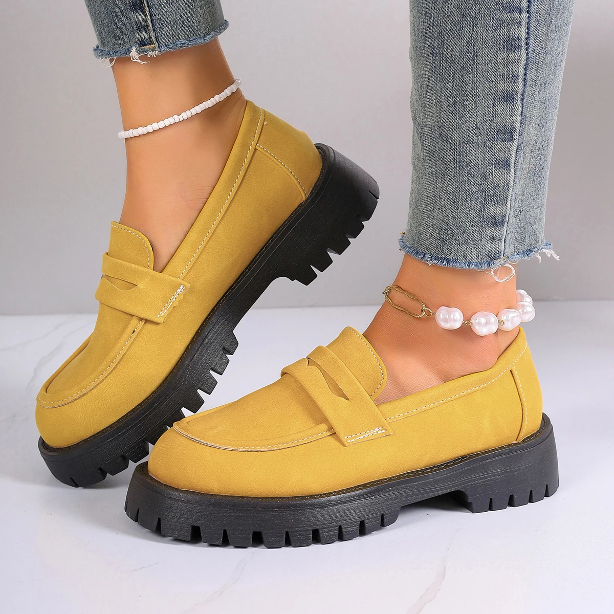 جديد المرأة بلون منصة المتسكعو - مراجعة Street Fashion Walking وسعره