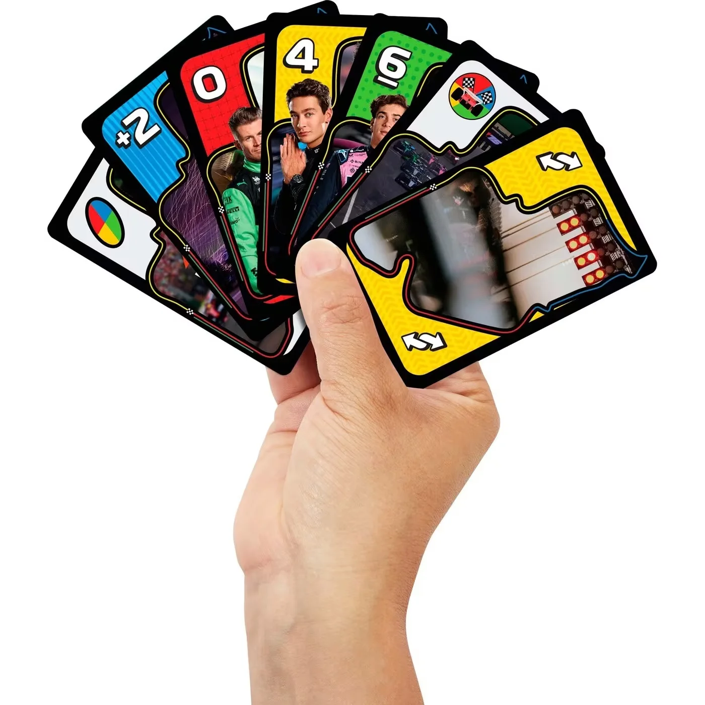 Original Mattel Games UNO F1 Formula 1 Themed Deck 112 Playing Card Game Deck Poker Board Games Christmas Gift Friends Adults