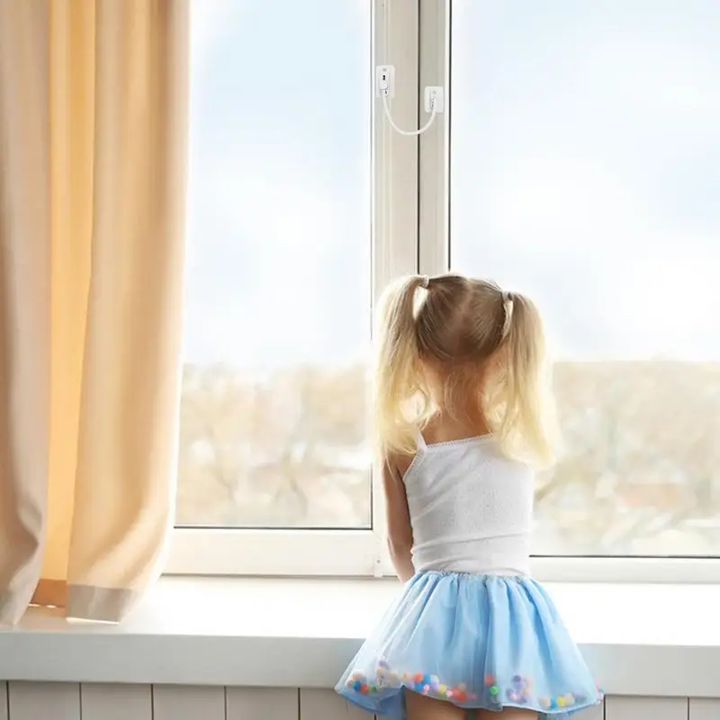 Scratch-Resistant Window Limit Lock para gavetas e armários, Kids Safety Lock