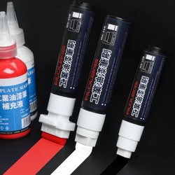 10/16/30mm Can Add Ink Wide Head Industrial Paint Pen for Painting Graffiti Wood Metal Marking Waterproof Paint Marker Pen
