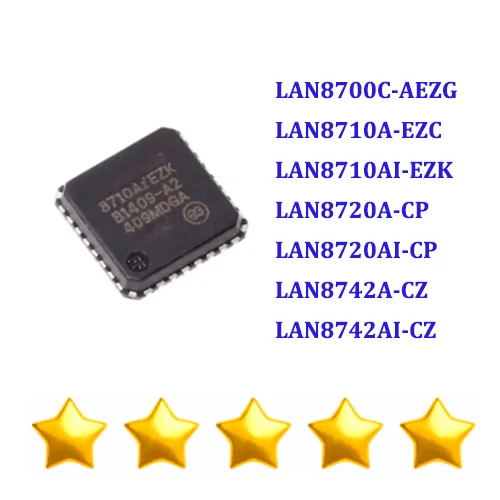 LAN8700C-AEZG LAN8710A-EZC LAN8710AI-EZK LAN8720A-CP LAN8720AI-CP LAN8742A-CZ LAN8742AI-CZ LAN8700 LAN8710 LAN8720 LAN8742