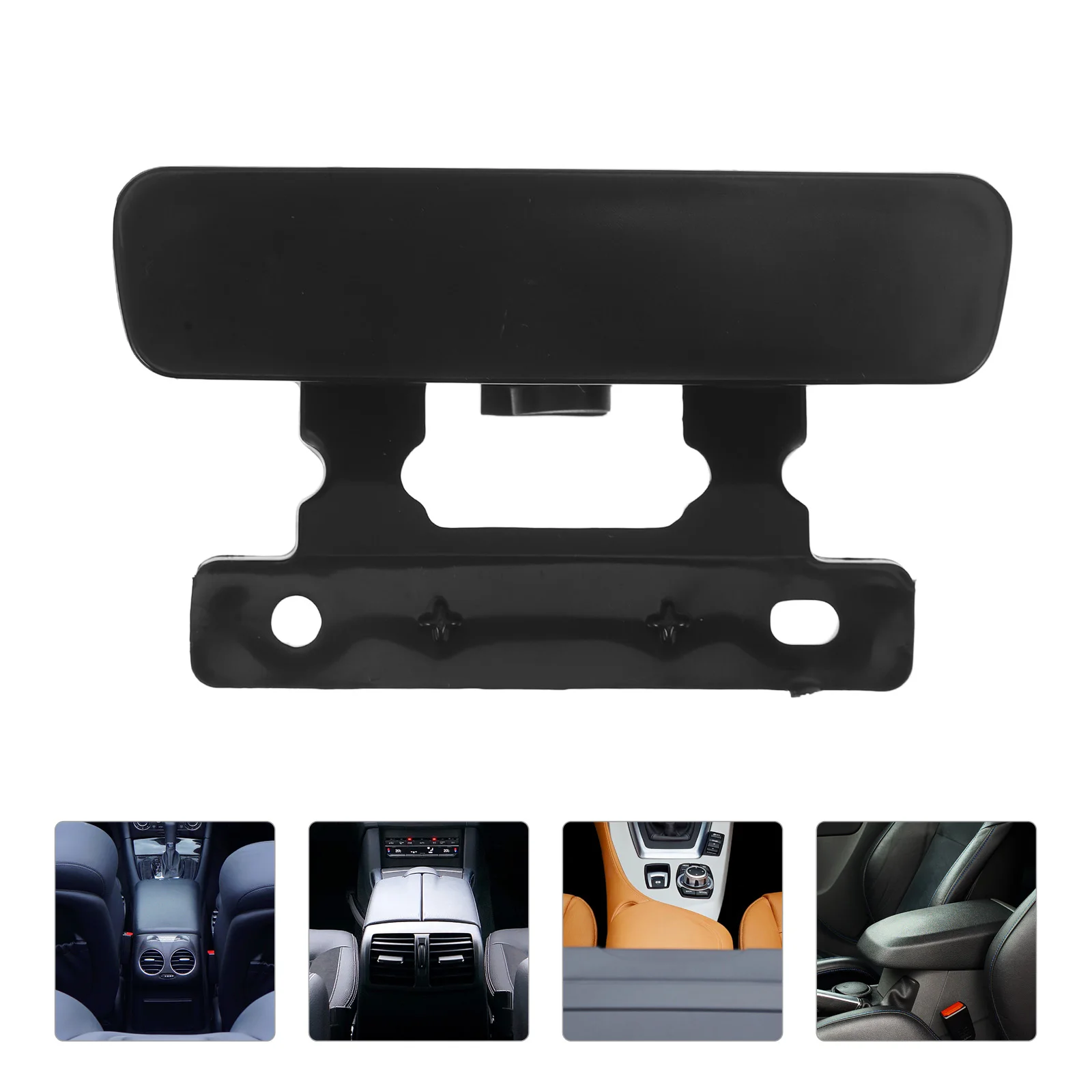 

Car Armrest Box Latch Replacement Center Console Armrest Lid Latch ABS Durable Design Compatible Various Cars Easy Installation