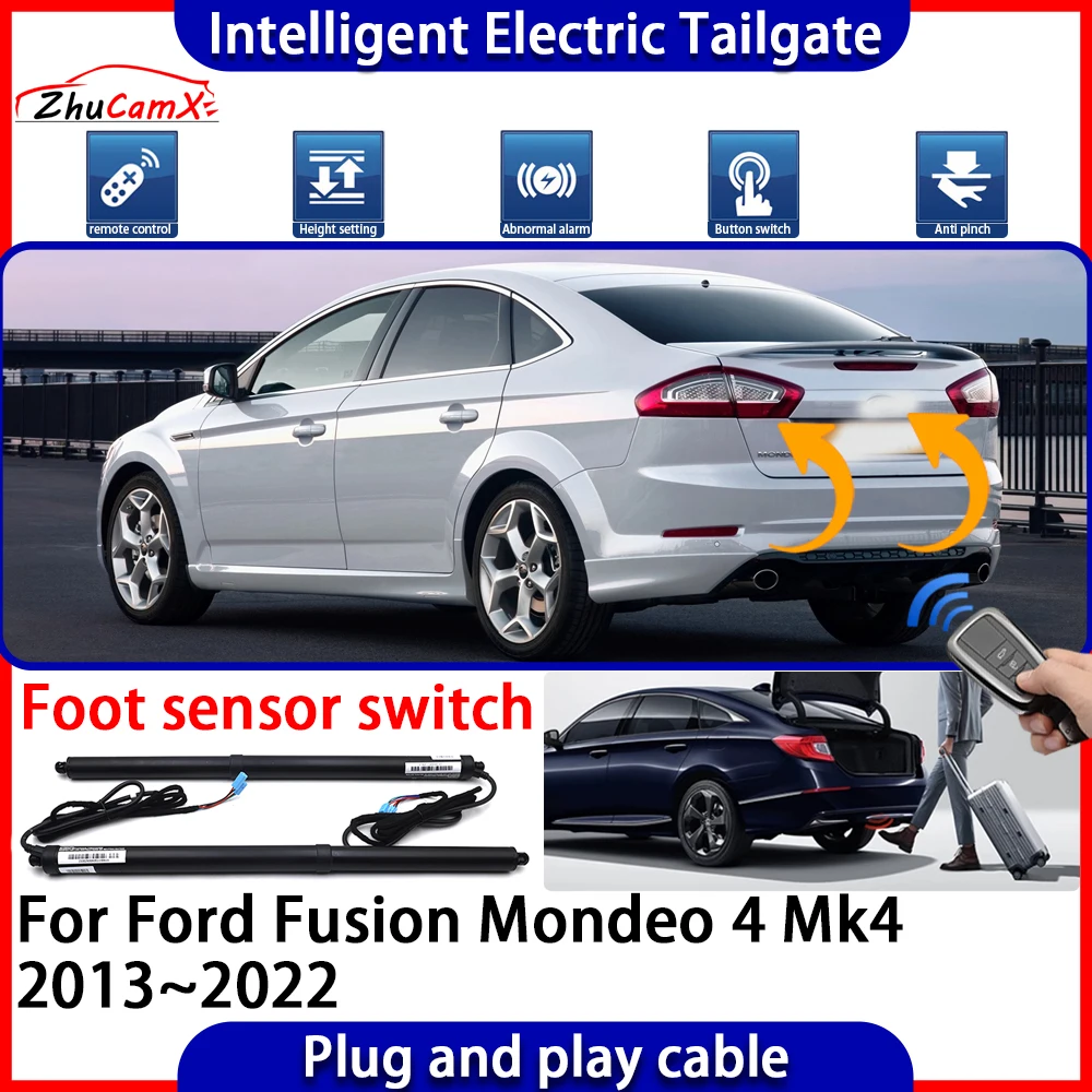 Car Automatic Lifting Kit Opening Trunk Intelligent Electric Tail Gate Lift Tailgate for Ford Fusion Mondeo 4 Mk4 2013~2022