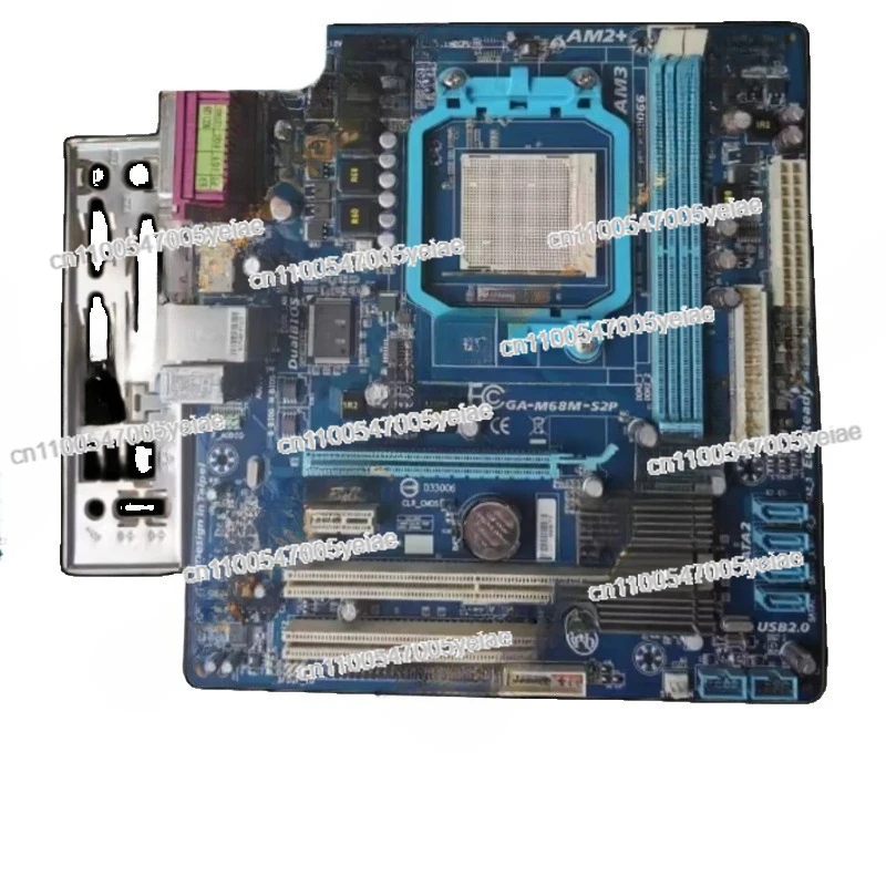 

Original GA-M68M-S2P Motherboard DDR2 8GB Socket AM2/AM2+/AM3 M68M S2P Desktop Mainboard Systemboard Integrated Graphics 100% Te