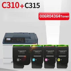 1Pc C310 C315 Color Toner Cartridge Compatible for FUJI Xerox C310V DNI C315V DNI C310DNI C310DNIM C315DNI 8K 5.5K pages