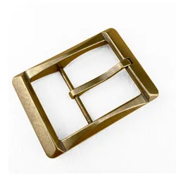 4cm Belt Buckles Vintage Solid Brass Belt Buckles For Men Cowboy Belt DIY Accessories Leather Craft Fit 38-40mm Belt