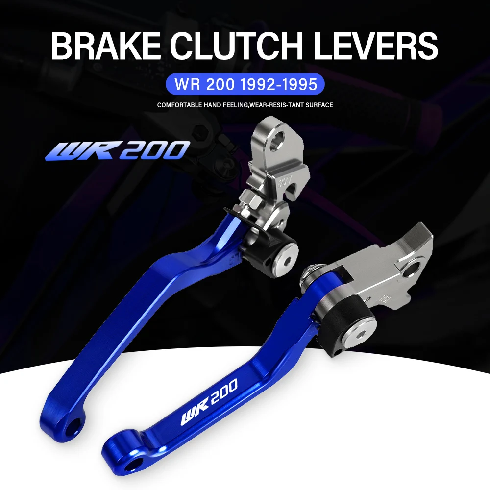 Pivot Brake Clutch Levers For YAMAHA WR200 1992 1993 1994 1995 Motorcycle Accessories Dirt Pit Bike Brakes Handles Lever