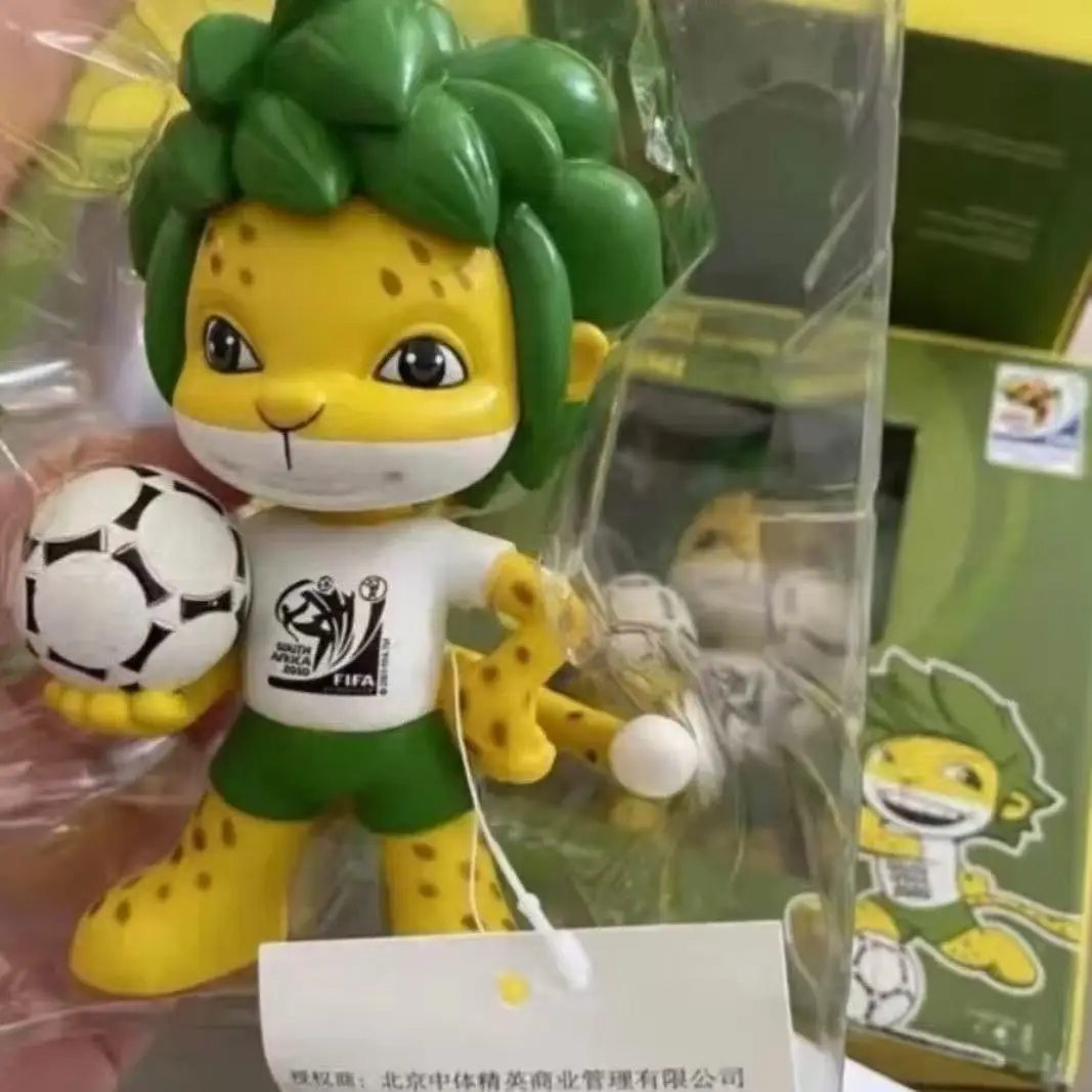 

2010 South Africa World Cup mascot Zakumi Zakumi football doll figure 12CM toy
