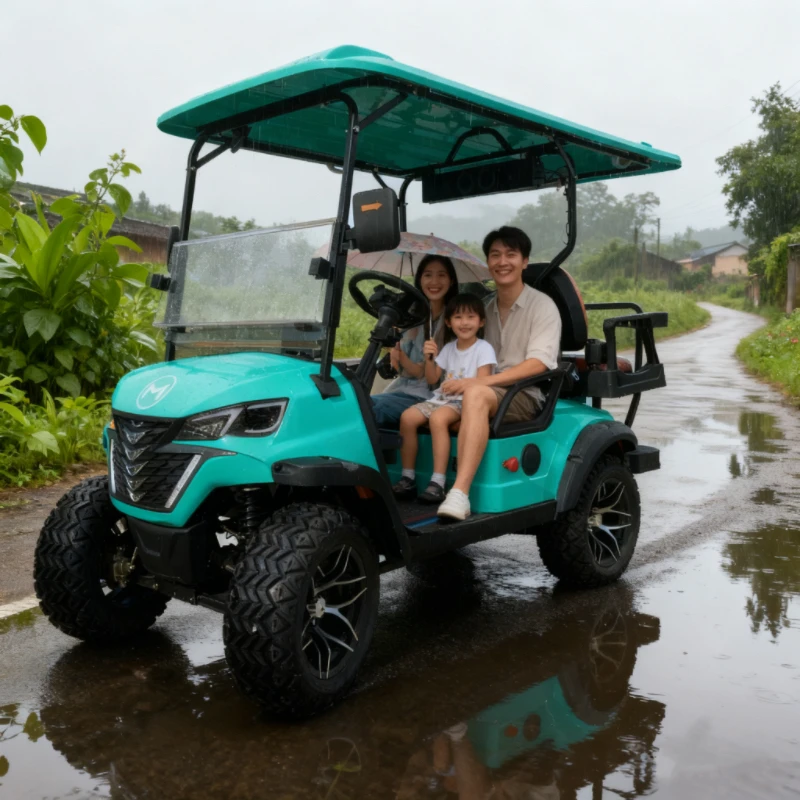 2024 أفضل بالجملة عربة جولف كهربائية بطارية ليثيوم 48 فولت 72 فولت عربة جولف نمط مخصص 2 4 6 مقاعد عربة جولف كهربائية #4
