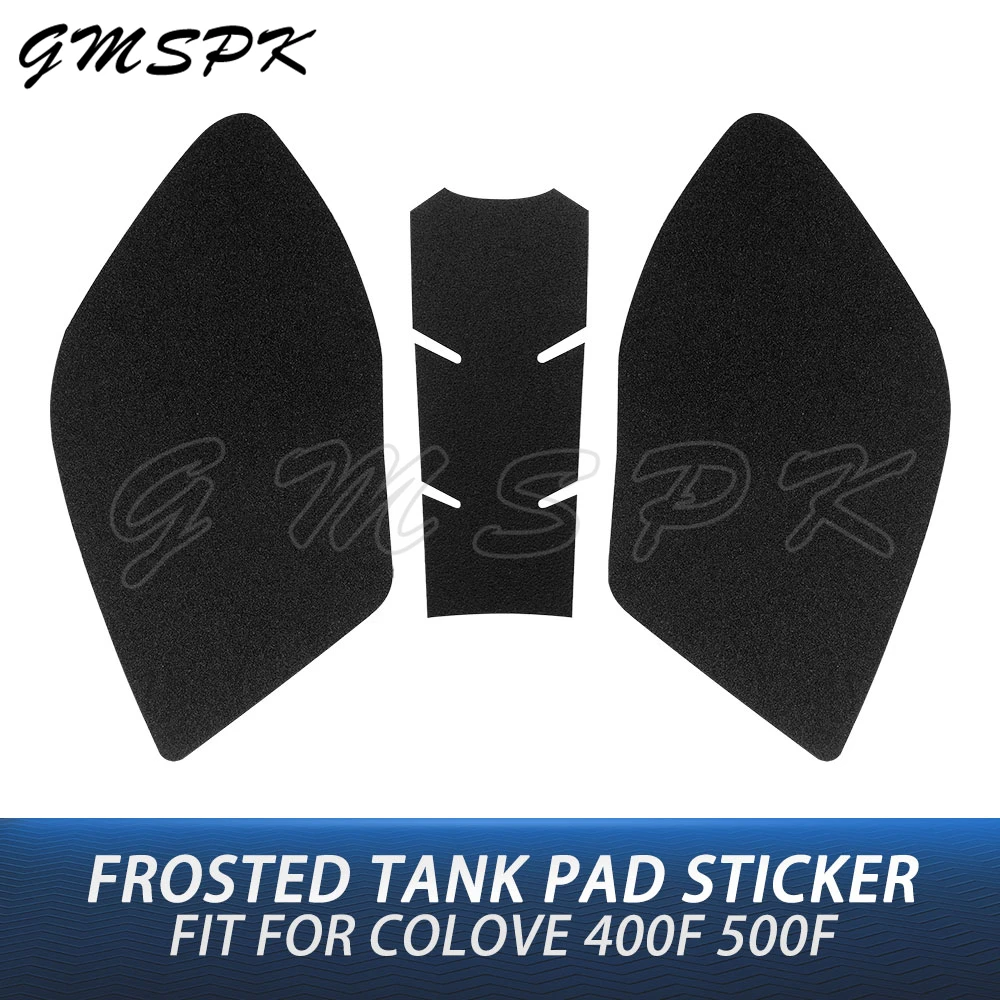 Fit for COLOVE 400F 500F 500 F 400 F Black/Clear Motorcycle Anti Slip Fuel Tank Pads Gas Knee Grip Traction Protector Sticker