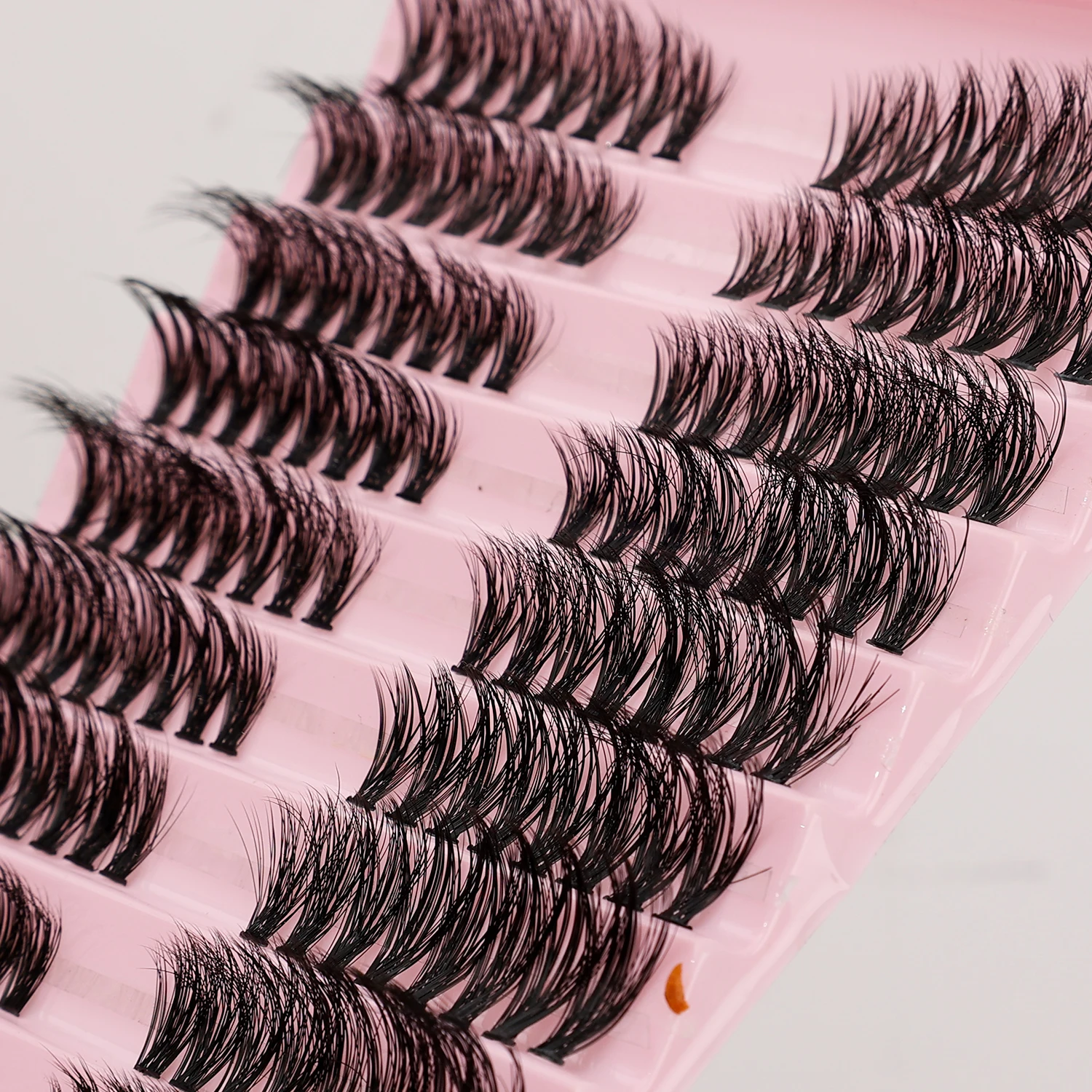 لتقوم بها بنفسك كاذبة لاش تمديد عدة مجموعات الفردية الرموش ملحقات عدة 8-16 مللي متر رقيق Wispy حجم الطبيعية مانغا جلدة ماكياج #6