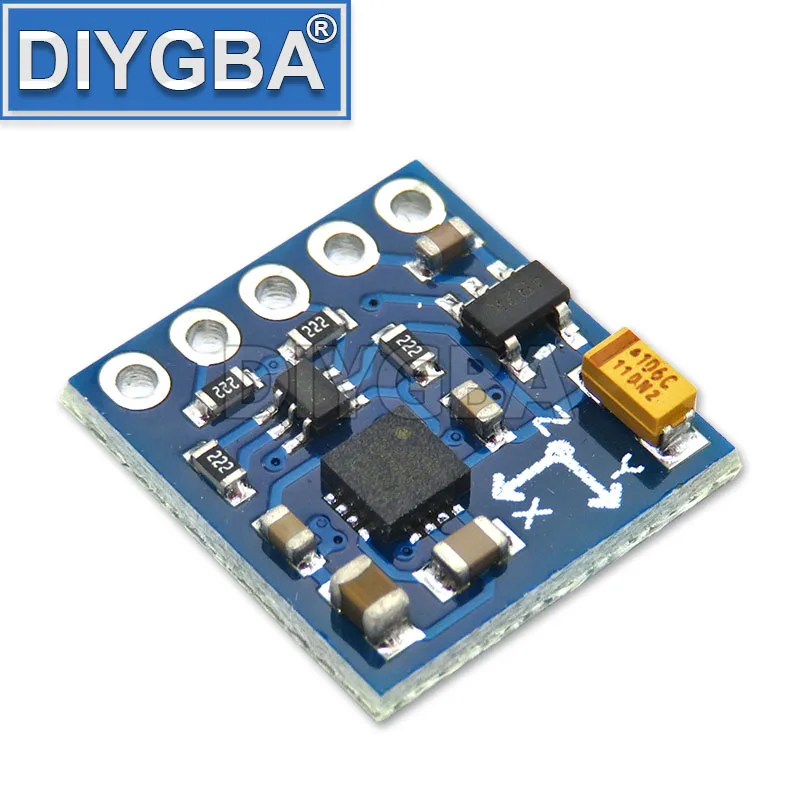 Igmopnrq GY-271 GY271 QMC5883L Three 3 Triple Axis Magnetic Field Compass Magnetometer Sensor 3V-5V Module For Arduino IIC Board