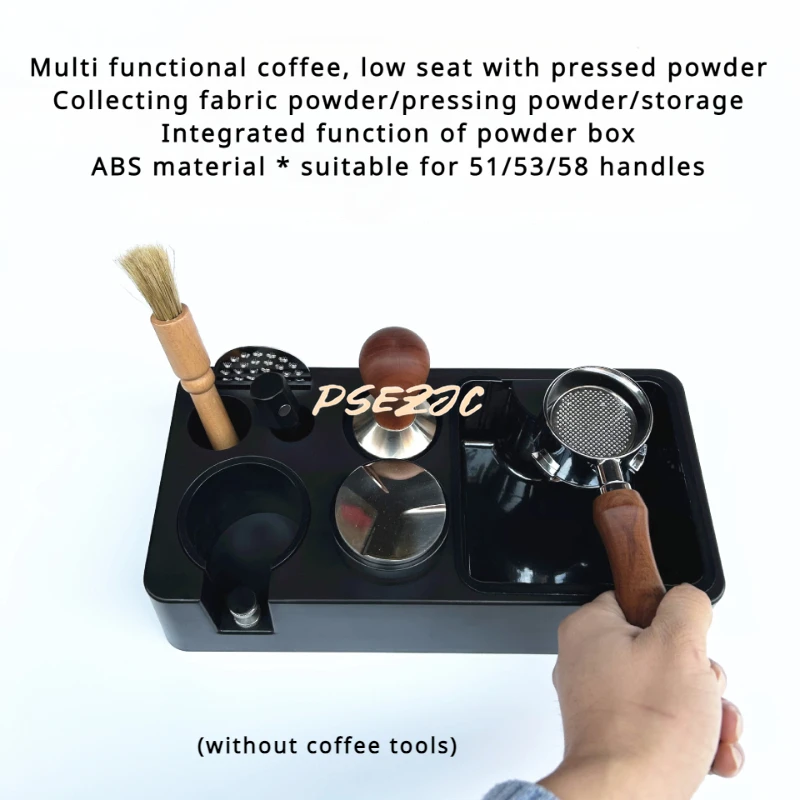 Coffee Powder Holder Tool Storage Rack ABS Plastic Filling Seat Powder Hammer Storage Base