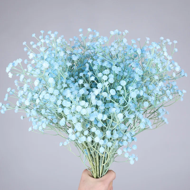 Grainbuds Simulation Flowers Wedding Decoration Gypsophila Wedding Bouquet Artificial Flower Plastic Flower Desktop Decor